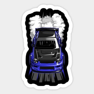 Subaru WRX STI Burnout Sticker